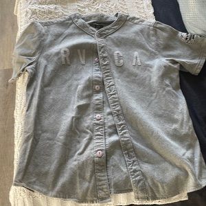 RVCA BUTTON UP SHORT SLEEVE